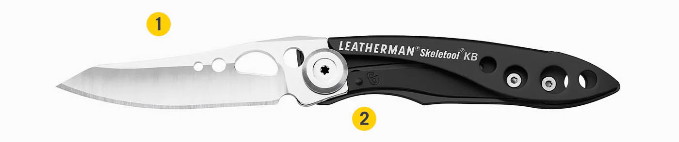 چاقو لدرمن 2 کاره Skeletool KB